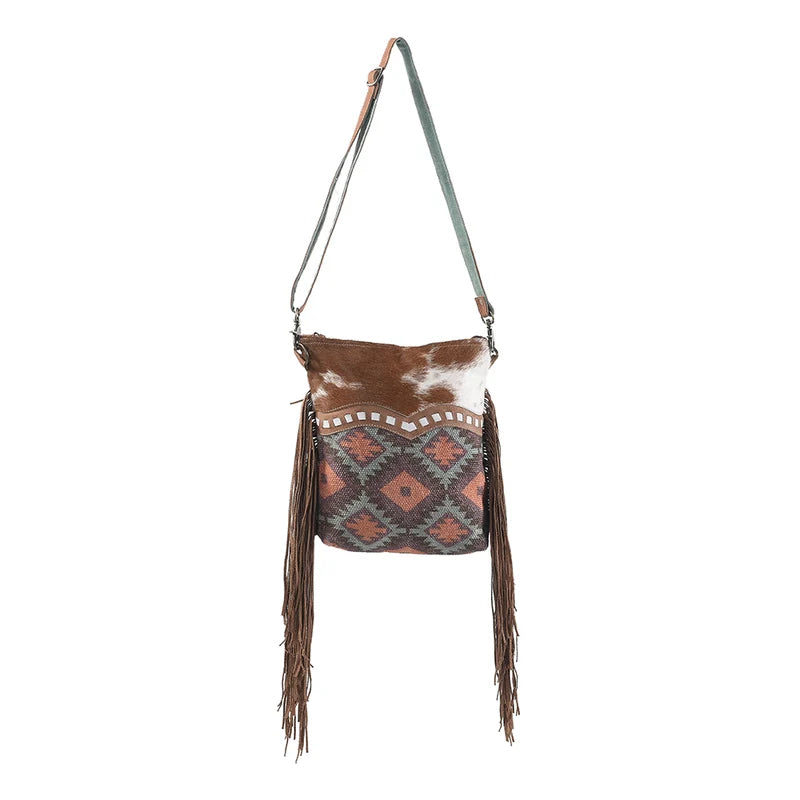 Crossbody Upcycled Canvas Ladies Bag