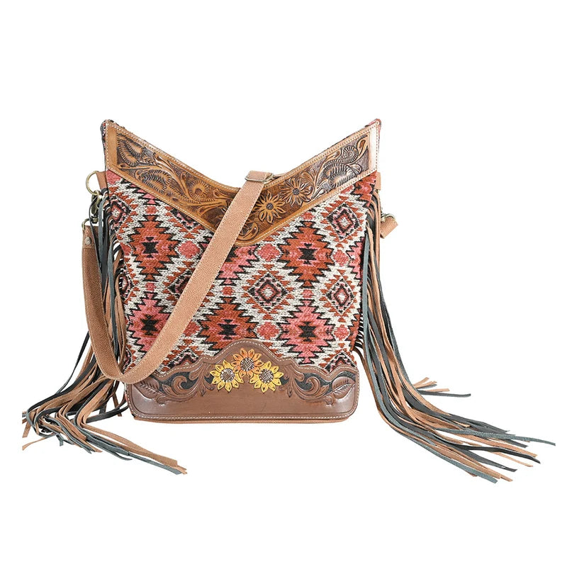 Crossbody Upcycled Canvas Ladies Bag
