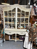 White China cabinet two pieces