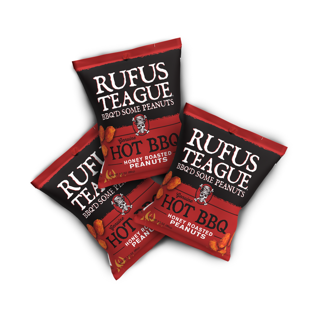 Hot BBQ Honey Roasted Peanuts - 3oz Packets
