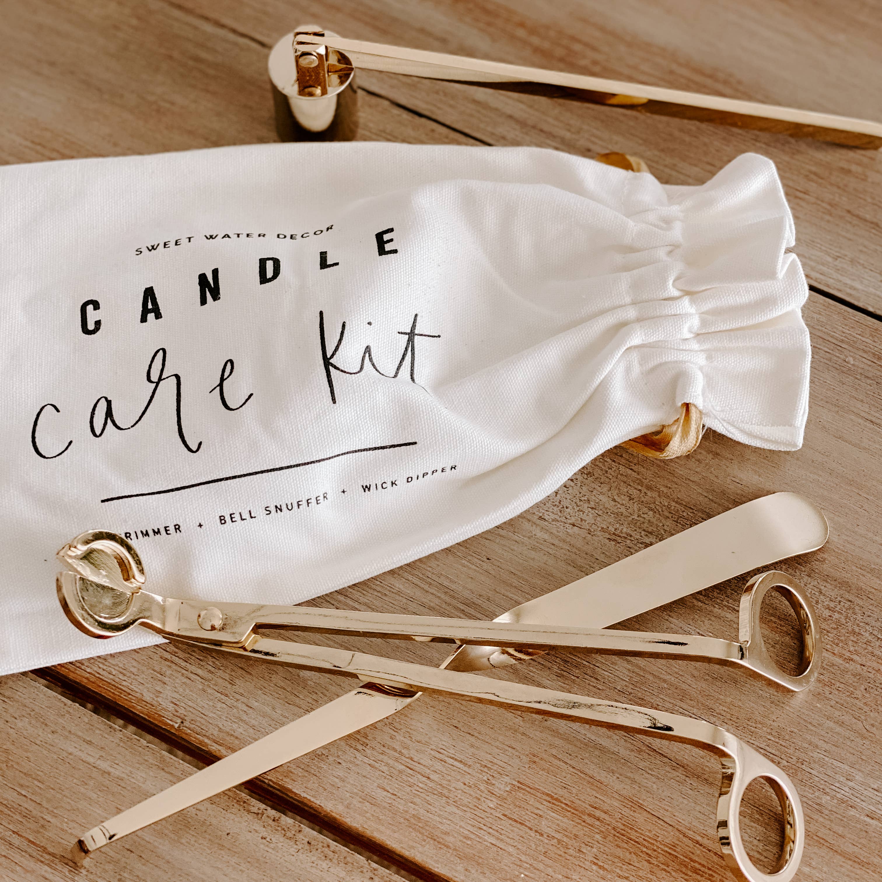 Gold Candle Care Kit - Home Decor & Gifts