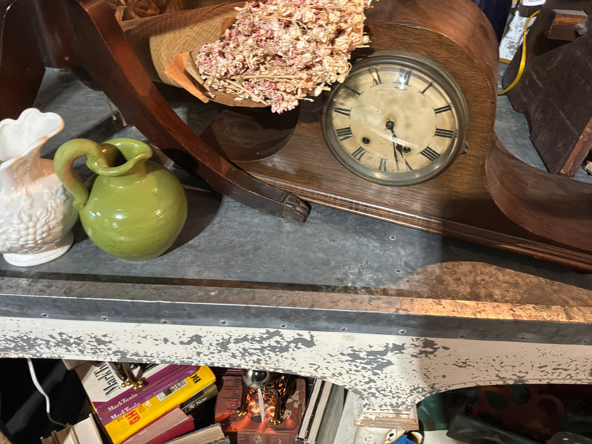 Zinc Top Destressed Table (needs love)