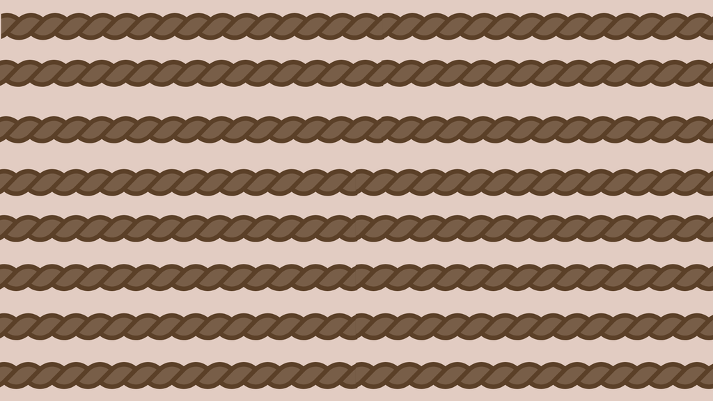 Tan Silk Twilly Scarf with Brown Rope Stripes