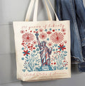 Patriotic Liberty 250 Anniversary America Canvas Tote Bag