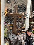 Wood and metal cross