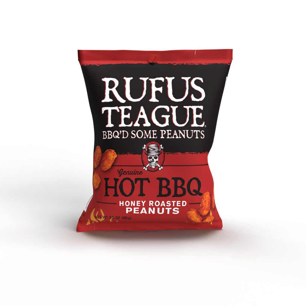 Hot BBQ Honey Roasted Peanuts - 3oz Packets