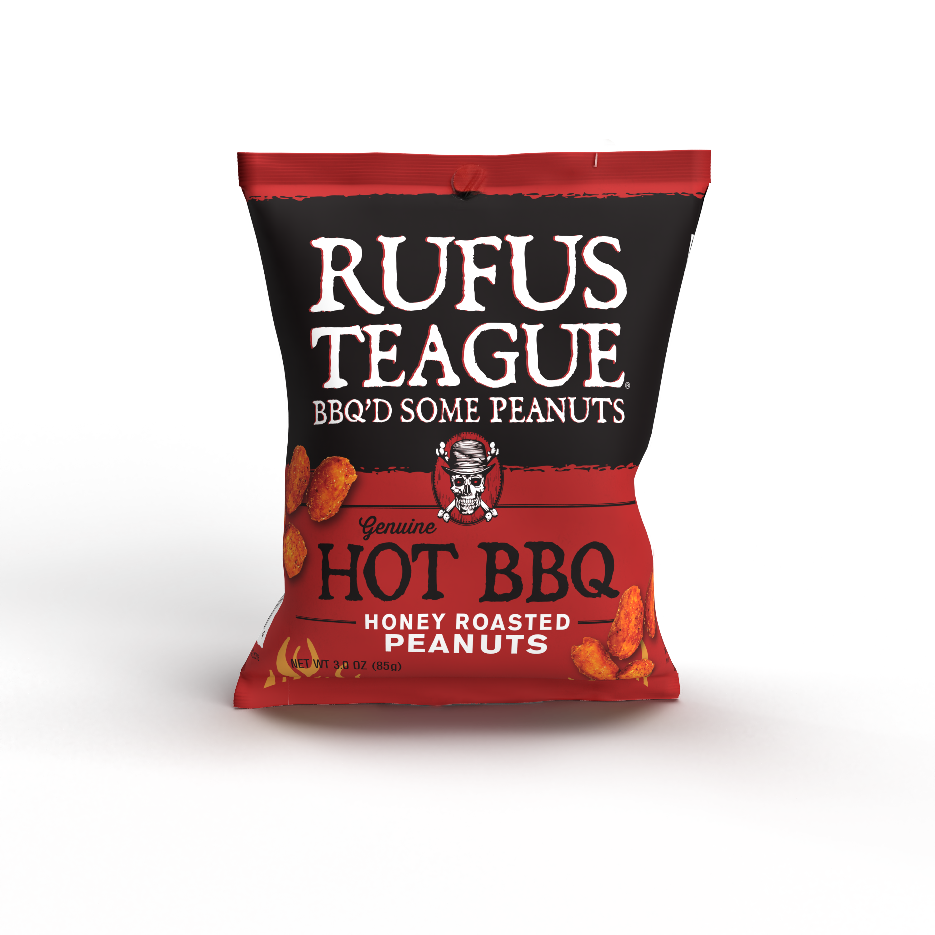 Hot BBQ Honey Roasted Peanuts - 3oz Packets