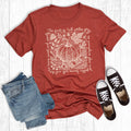 Boho The Quiet of Fall Pumpkins Graphic Tee