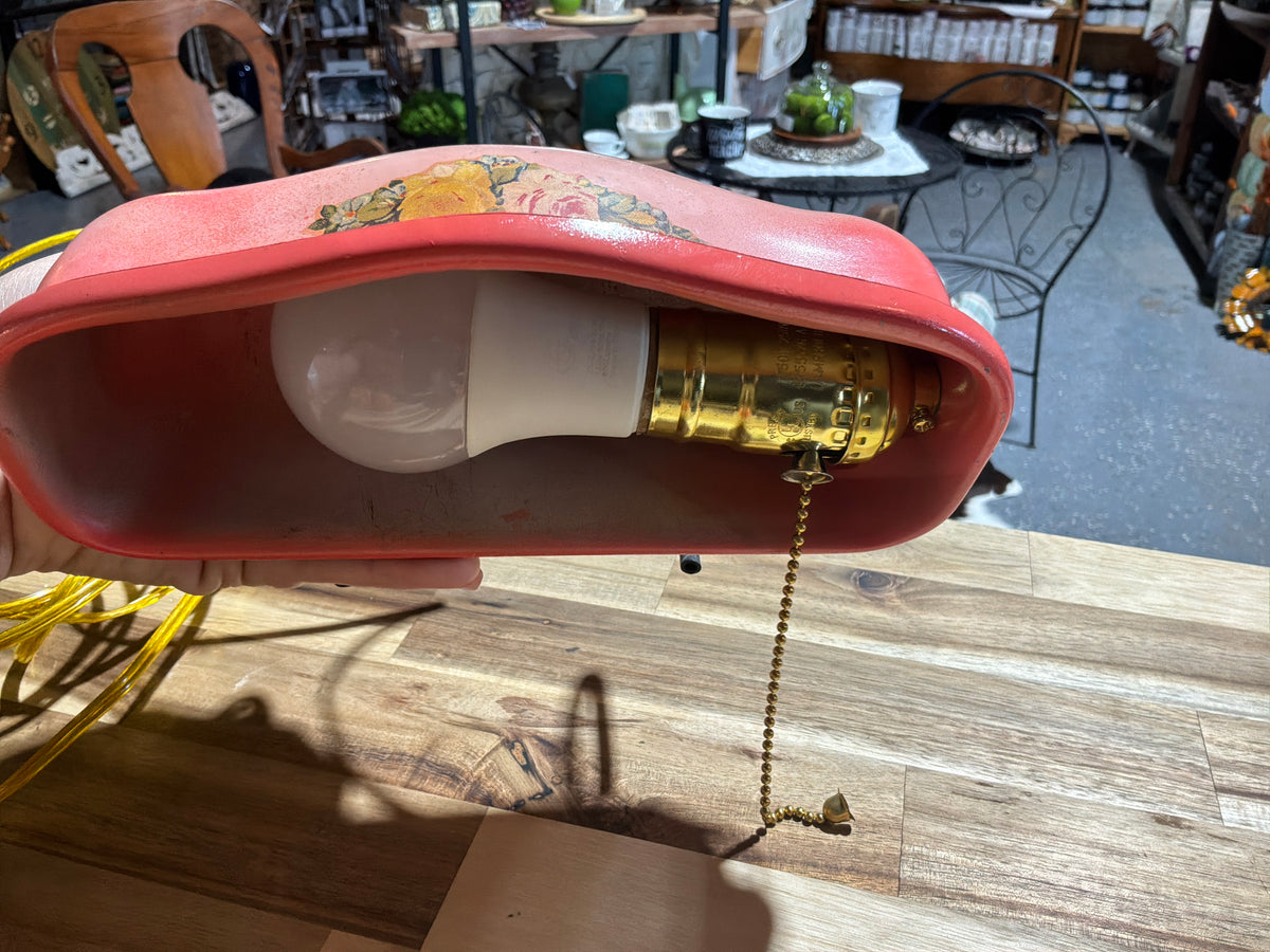 Vintage Lloyd Loom Bed Lamp
