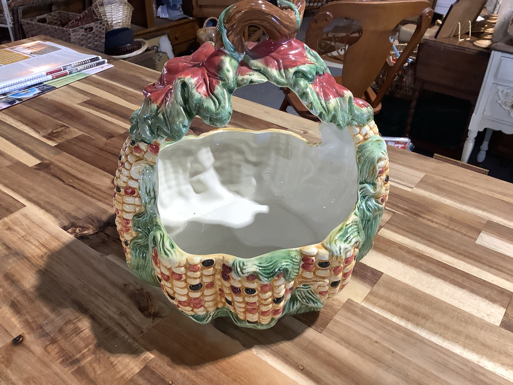 Corn Ceramic Basket
