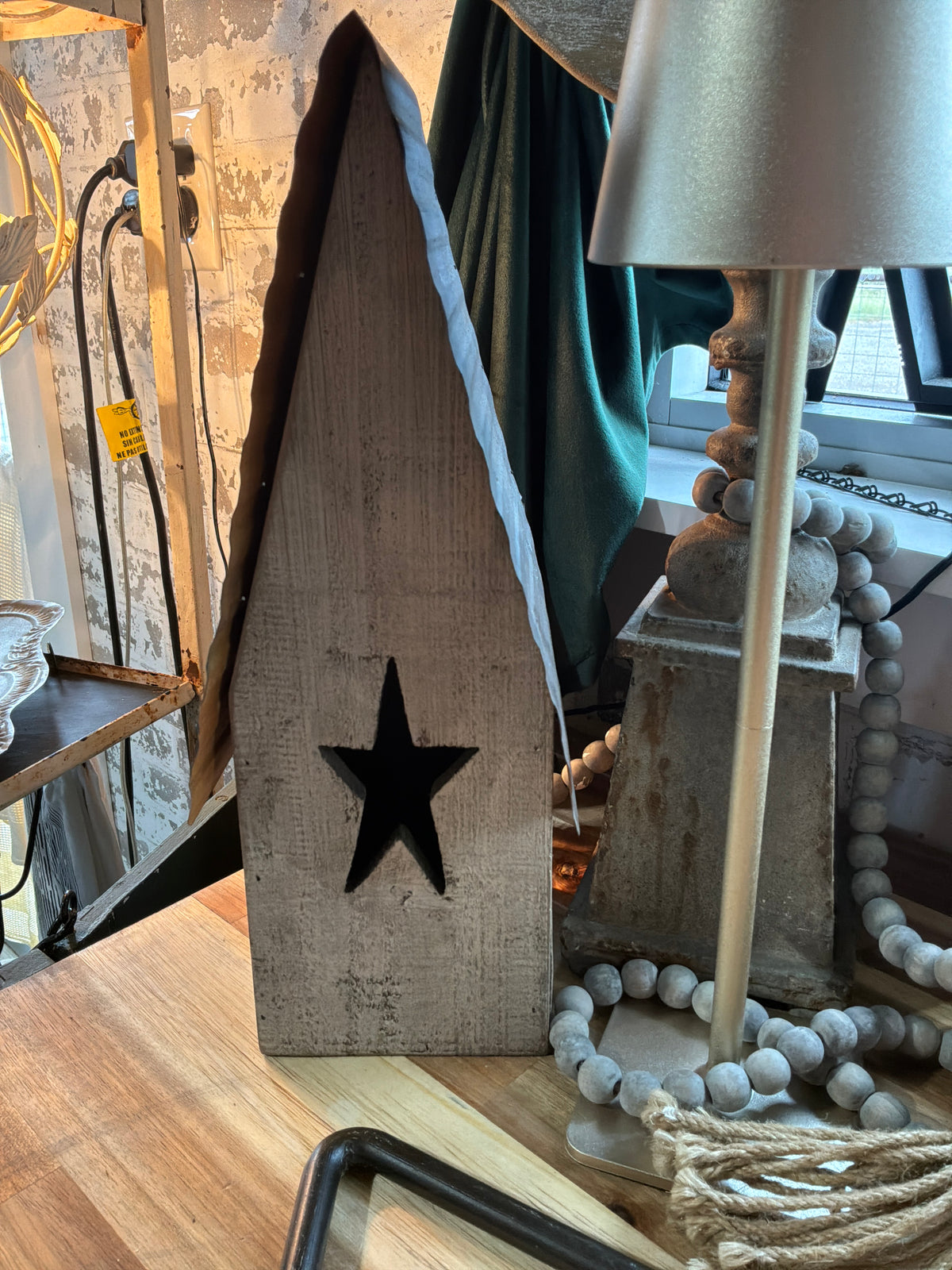 Wood birdhouse