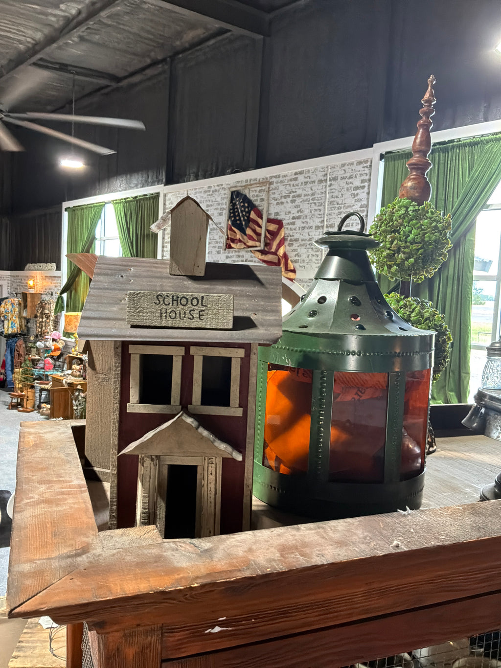 Wood birdhouse