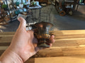 Copper pedestal planter