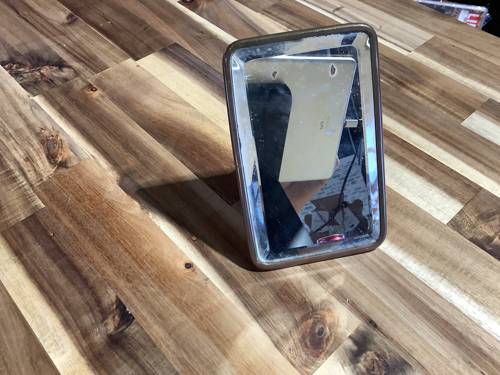 Vintage Brass Mirror