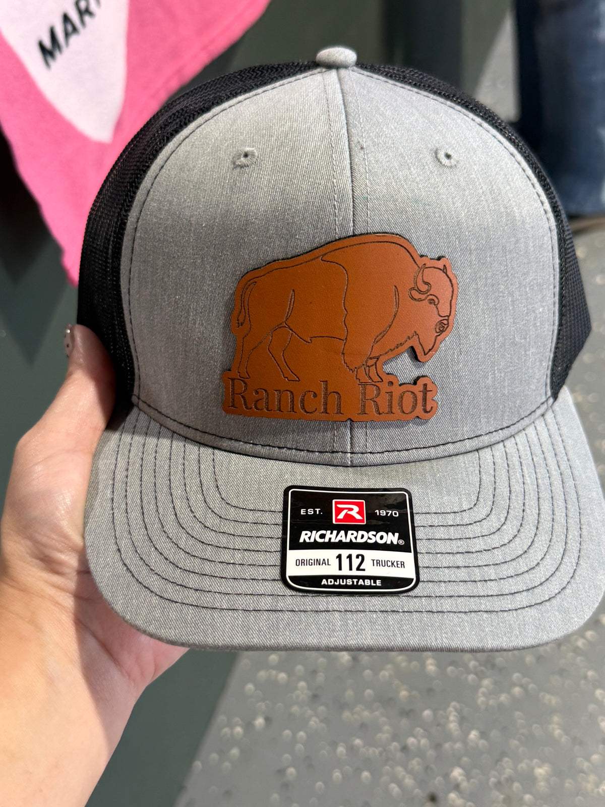 Ranch Riot Leather Patch Hat