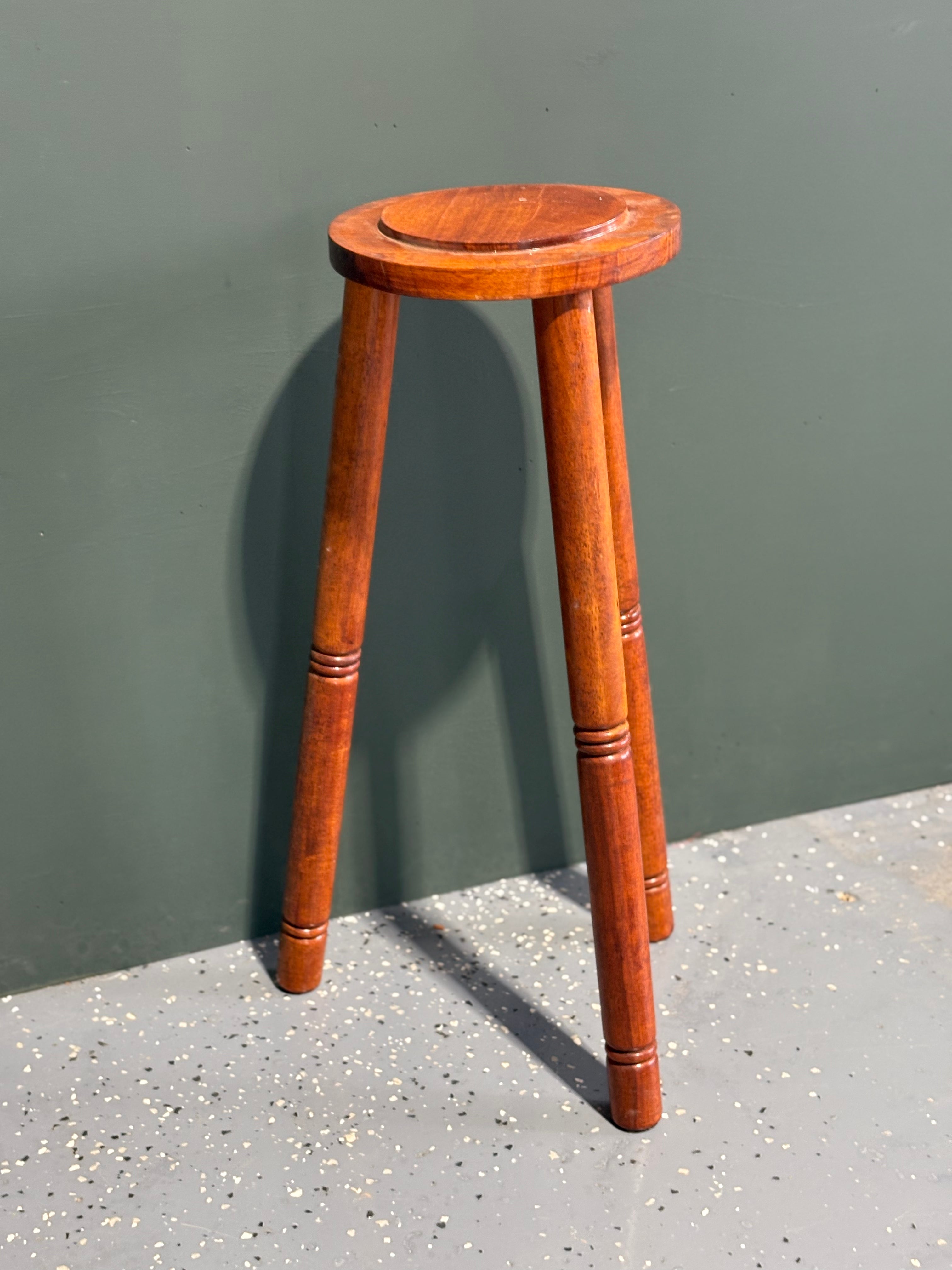 Tri Leg Wood Plant Stand