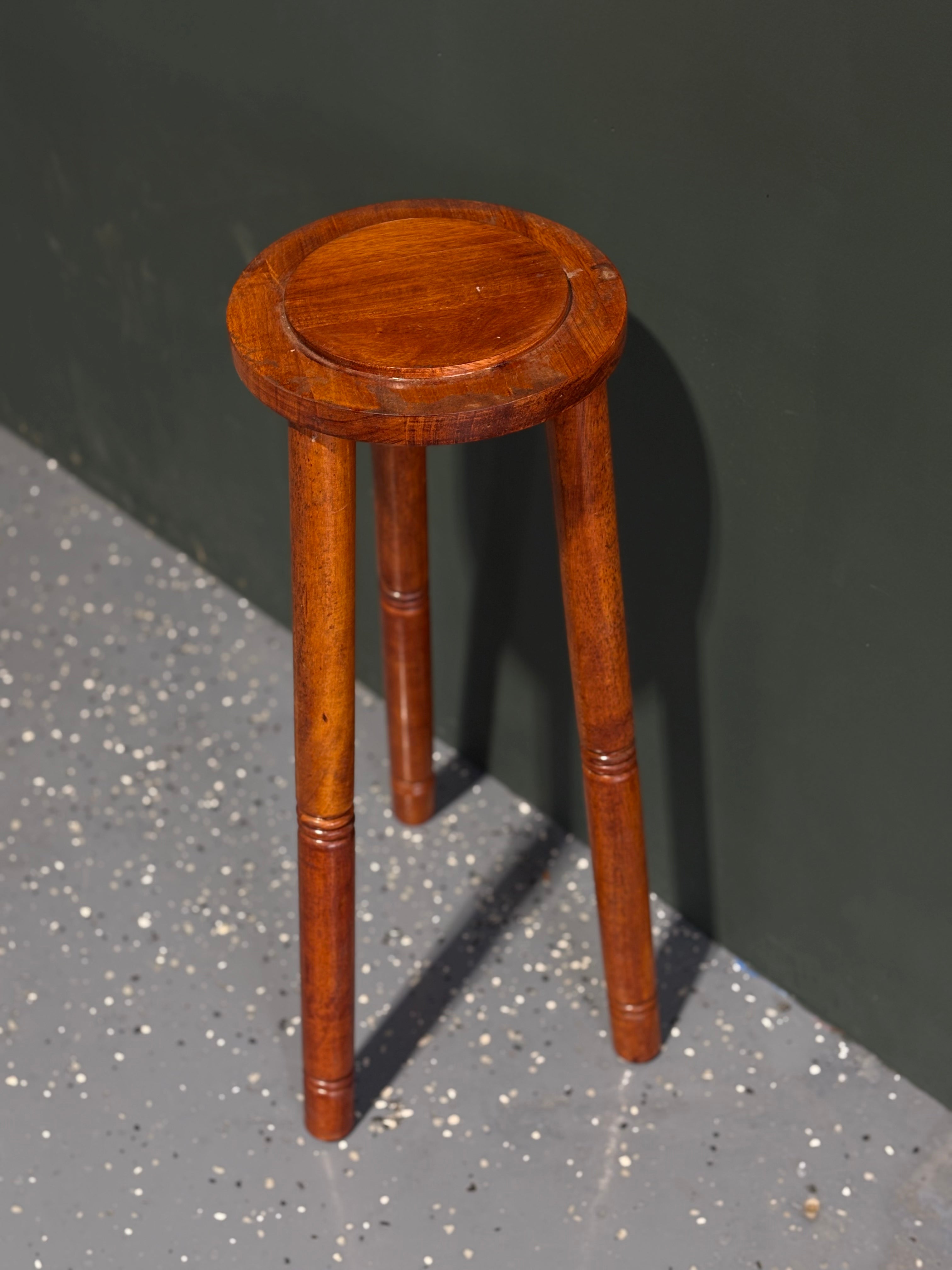 Tri Leg Wood Plant Stand