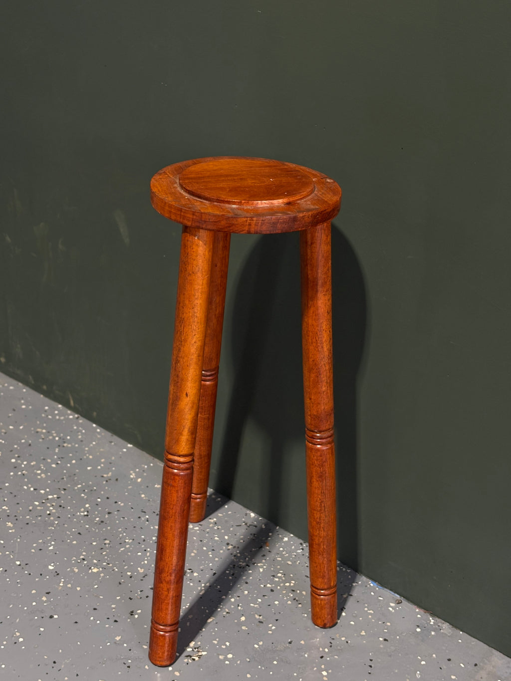 Tri Leg Wood Plant Stand