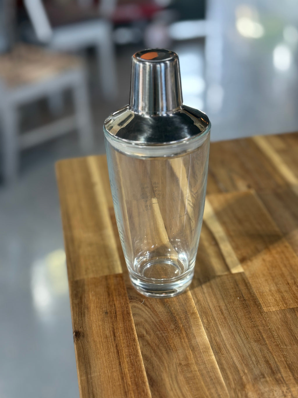Glass Cocktail Measuring Cup/Shaker