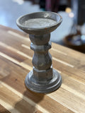 Silver Pottery Candle Stick Holder
