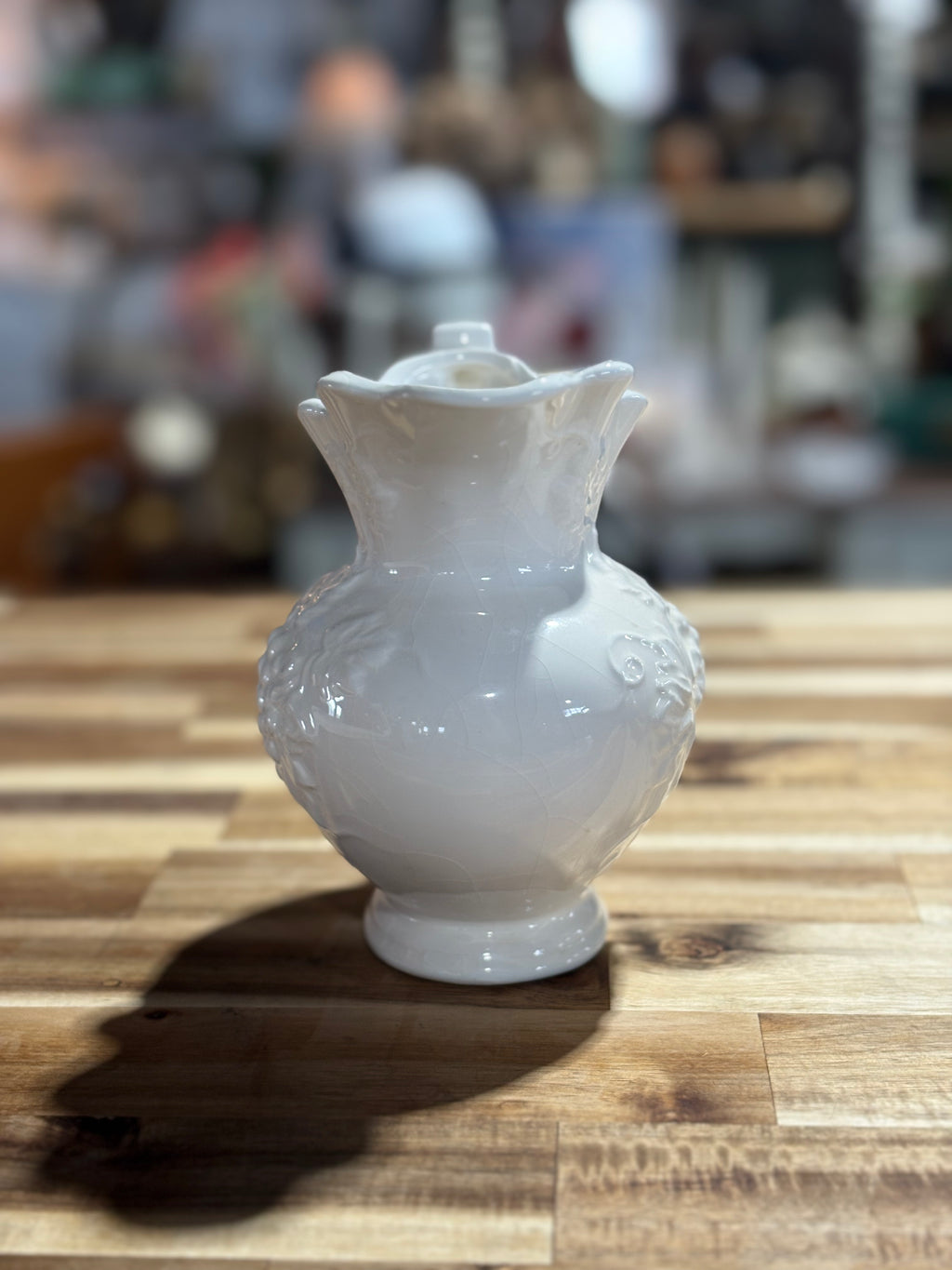 Vintage White Grape Pitcher