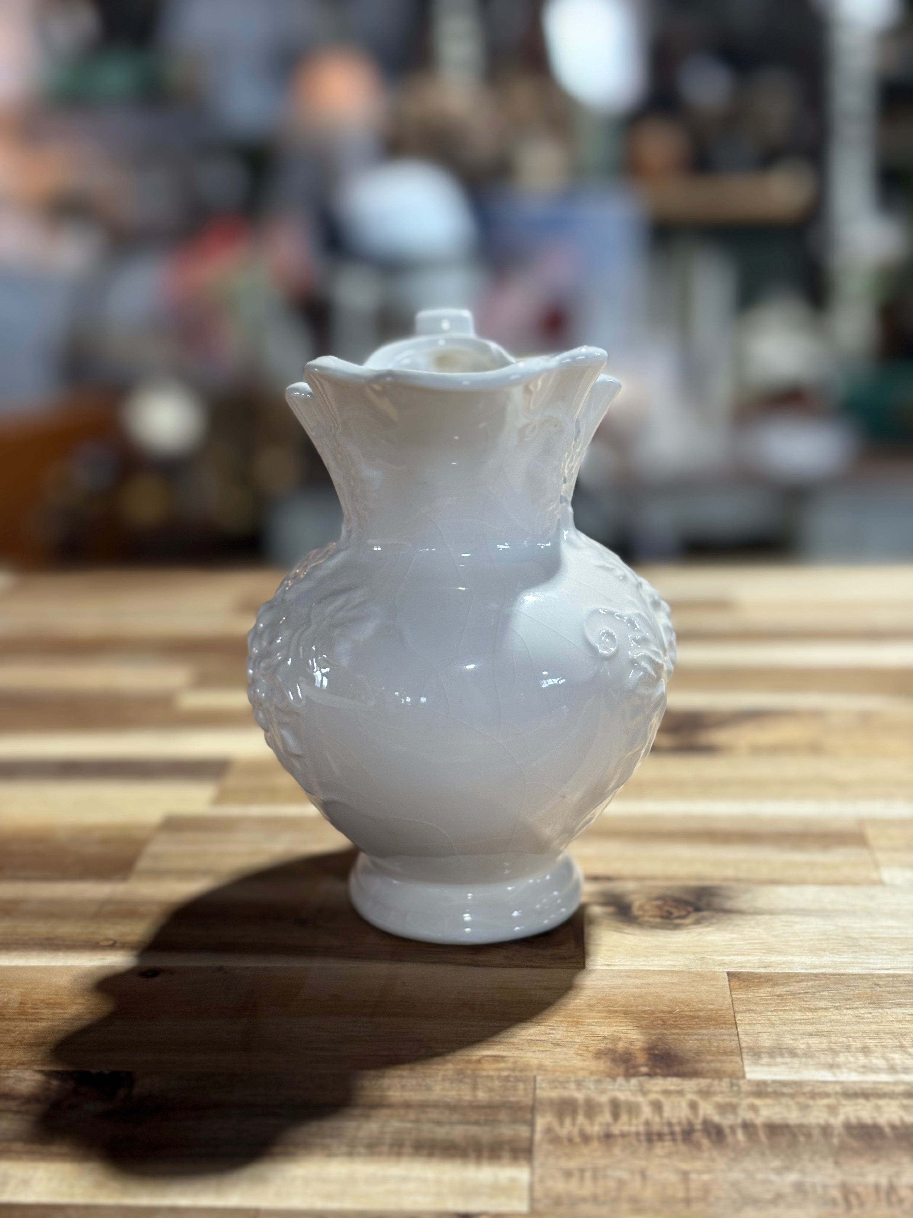 Vintage White Grape Pitcher