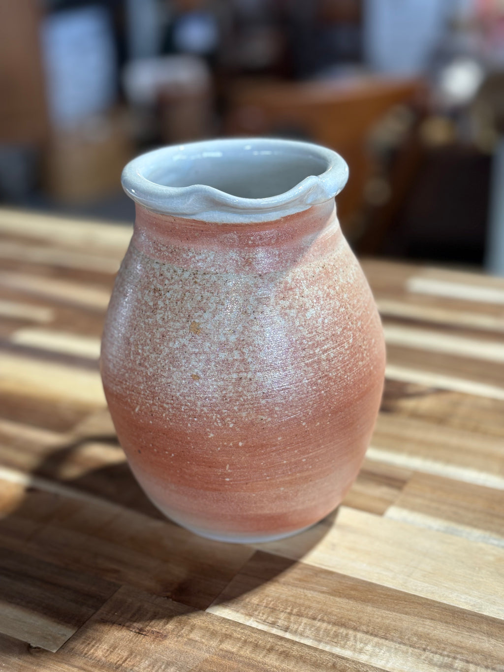 Signed Pottery Pitcher