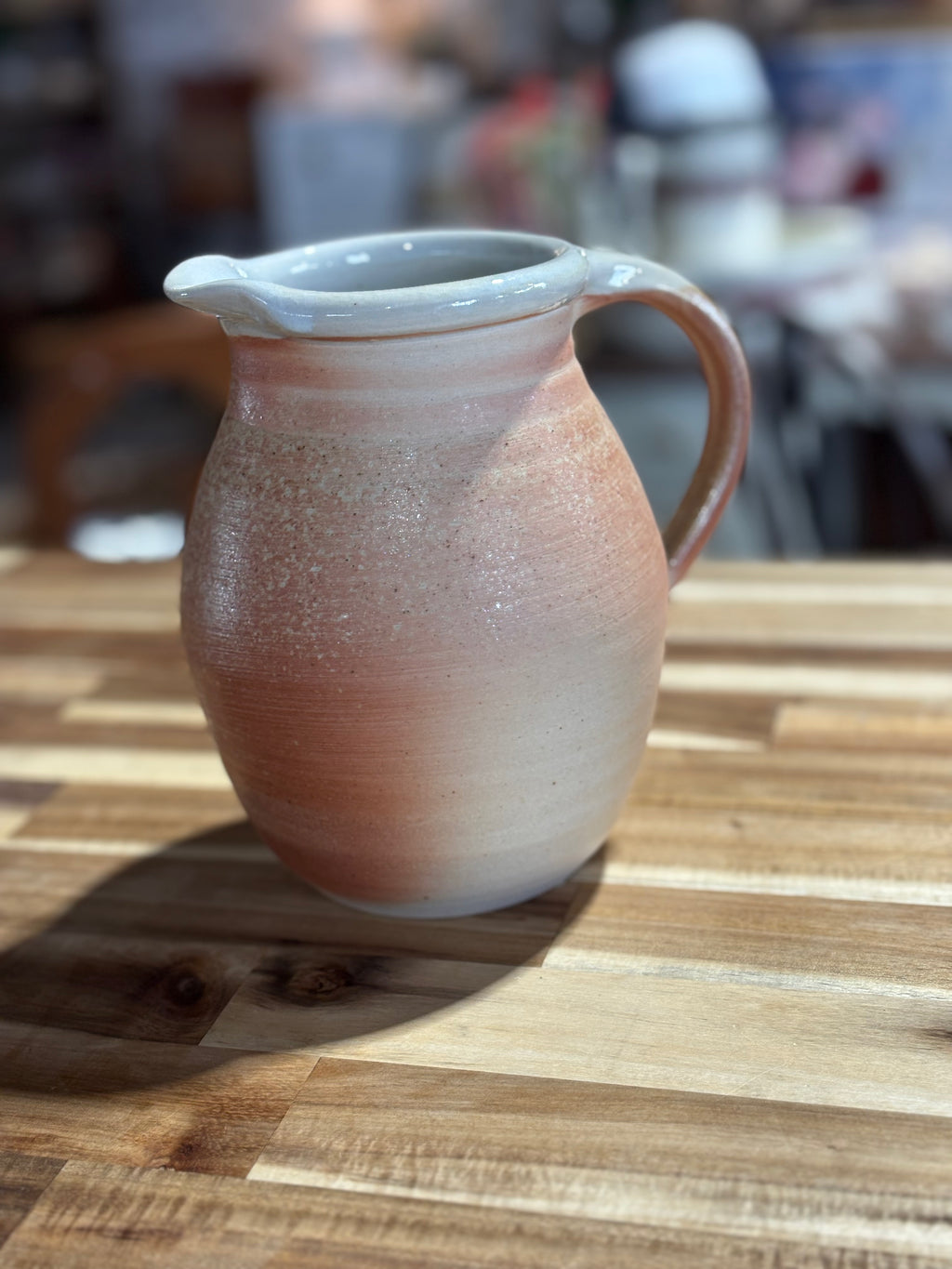 Signed Pottery Pitcher