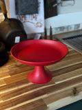 Metal Red Cake Stand