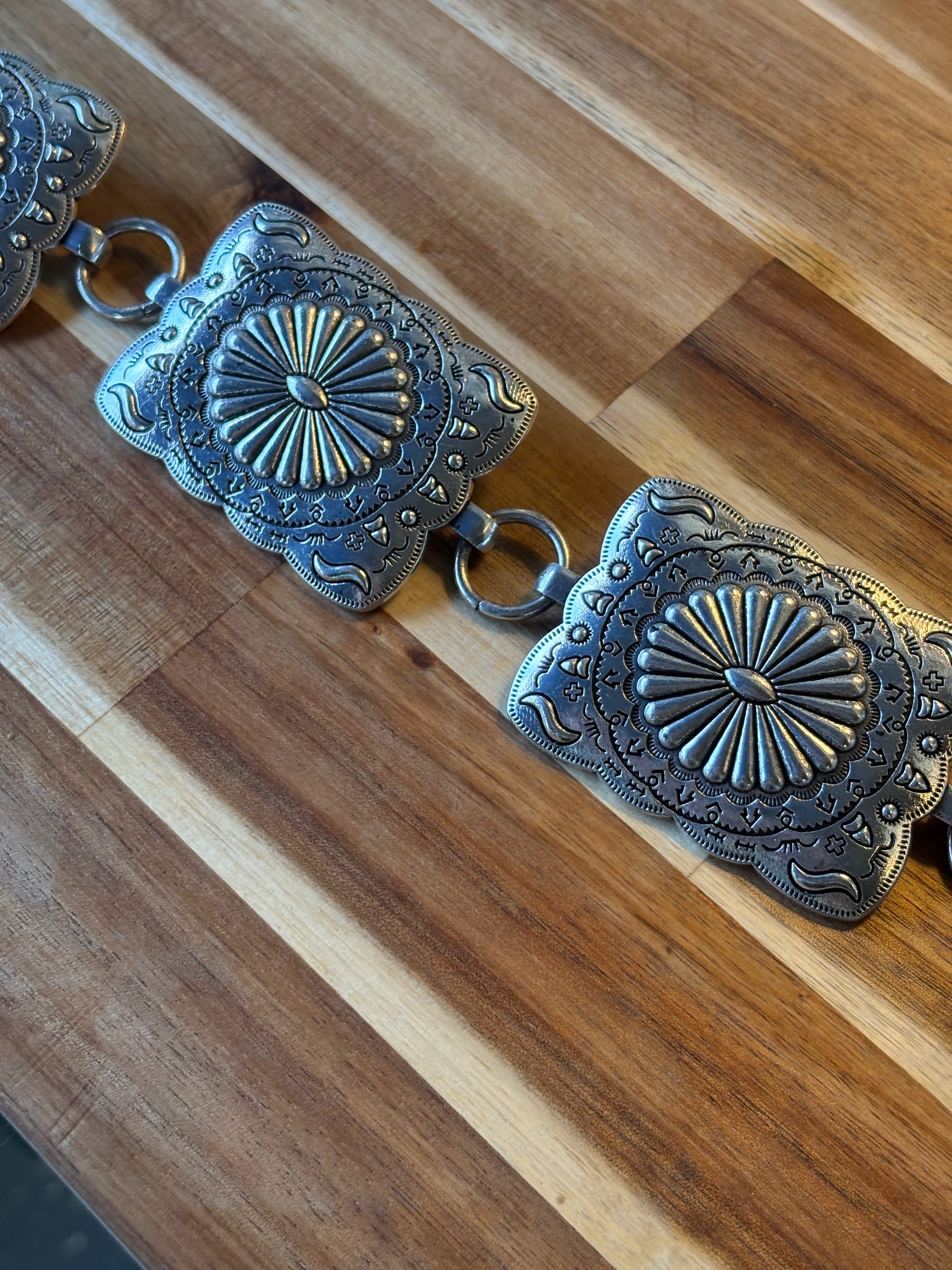 Silver Concho Belt
