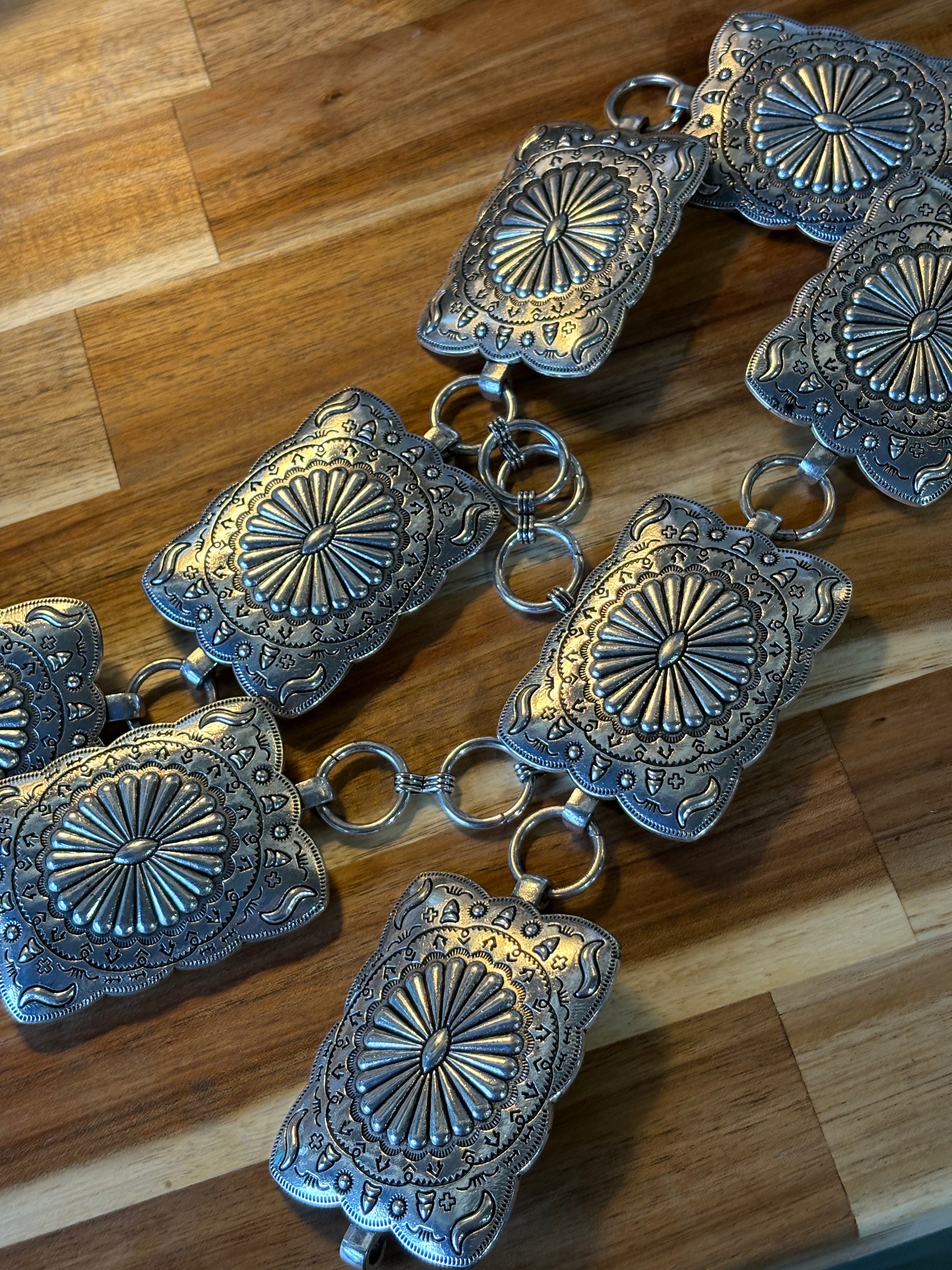 Silver Concho Belt