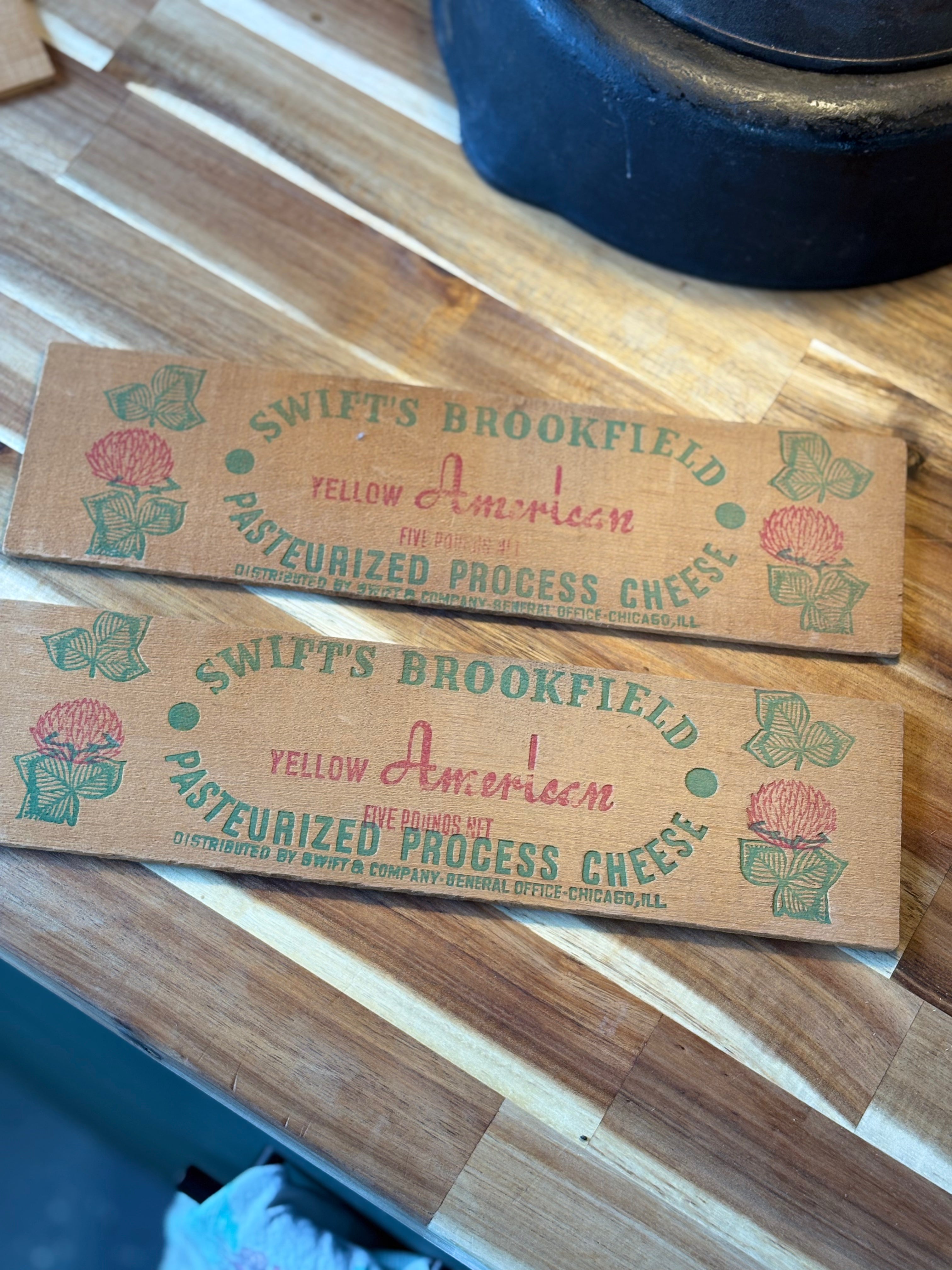 Vintage Wood Crate Slats