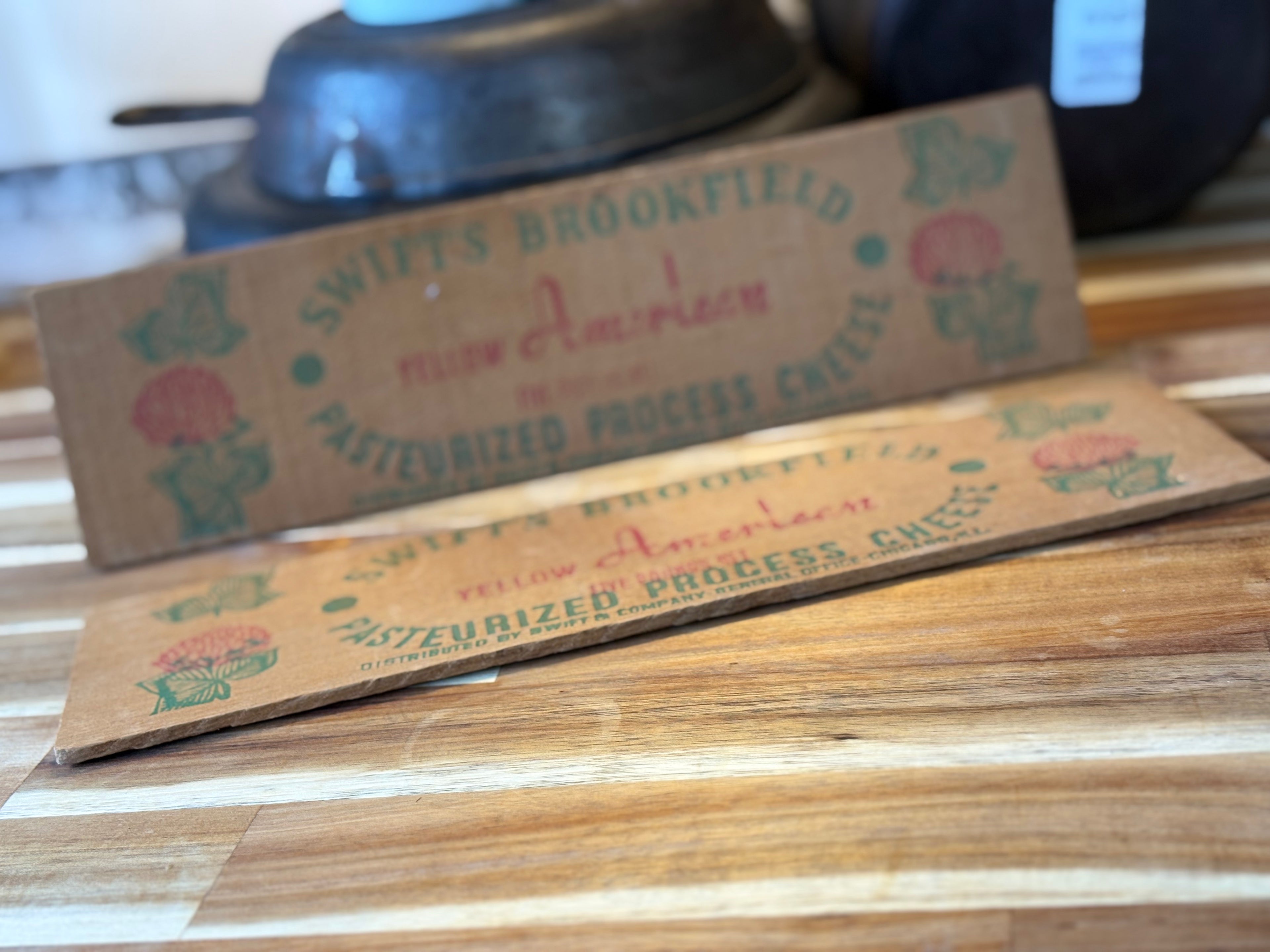 Vintage Wood Crate Slats