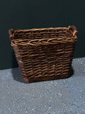 Large Wicker Basket w/Wood Handles
