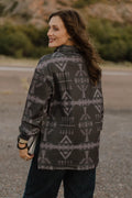 Berlin Aztec Mock Neck Sweater