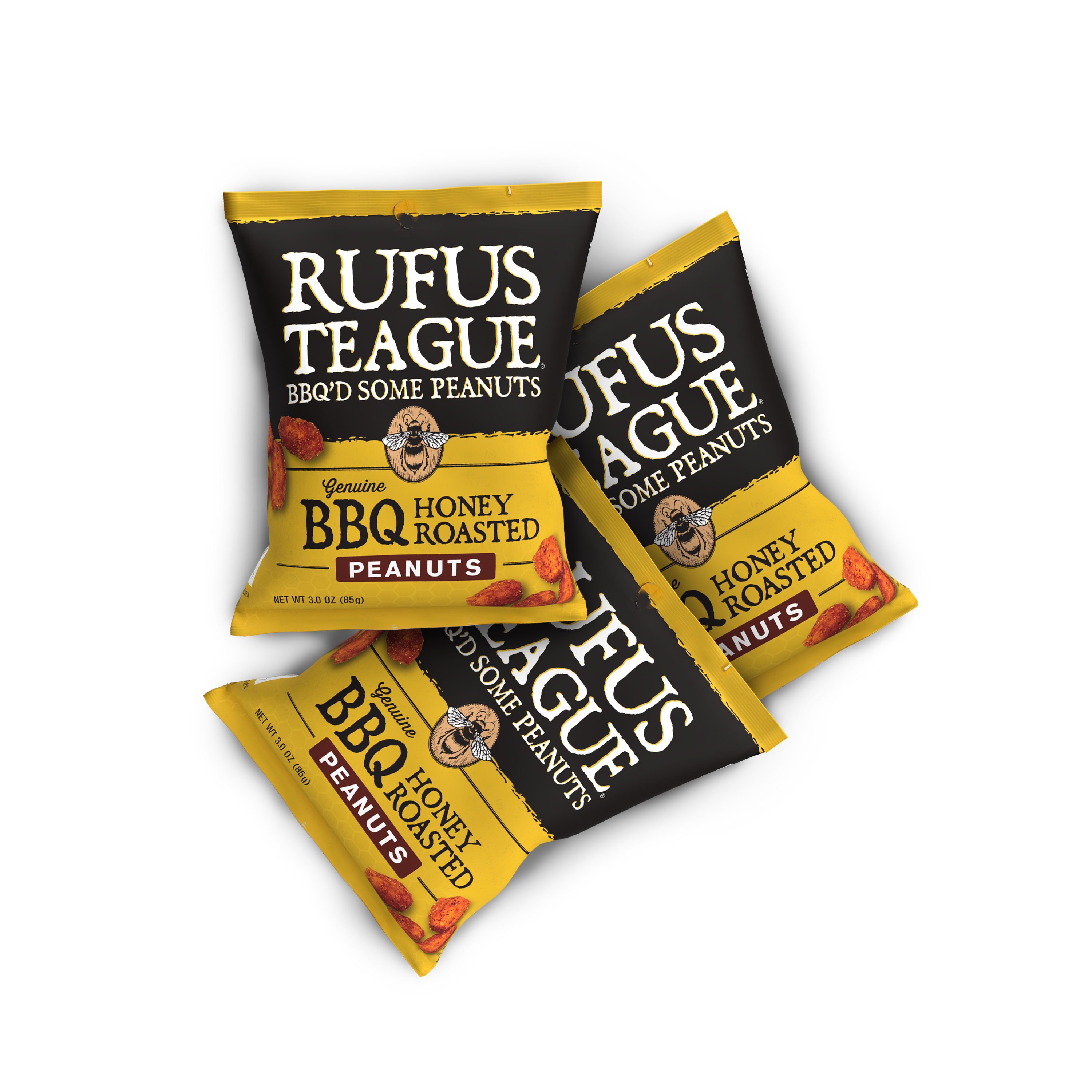 BBQ Honey Roasted Peanuts - 3oz Packets