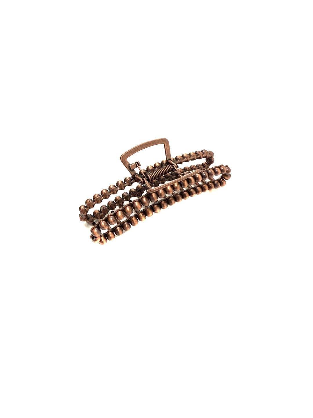 Western Navajo Pearl Hair Claw