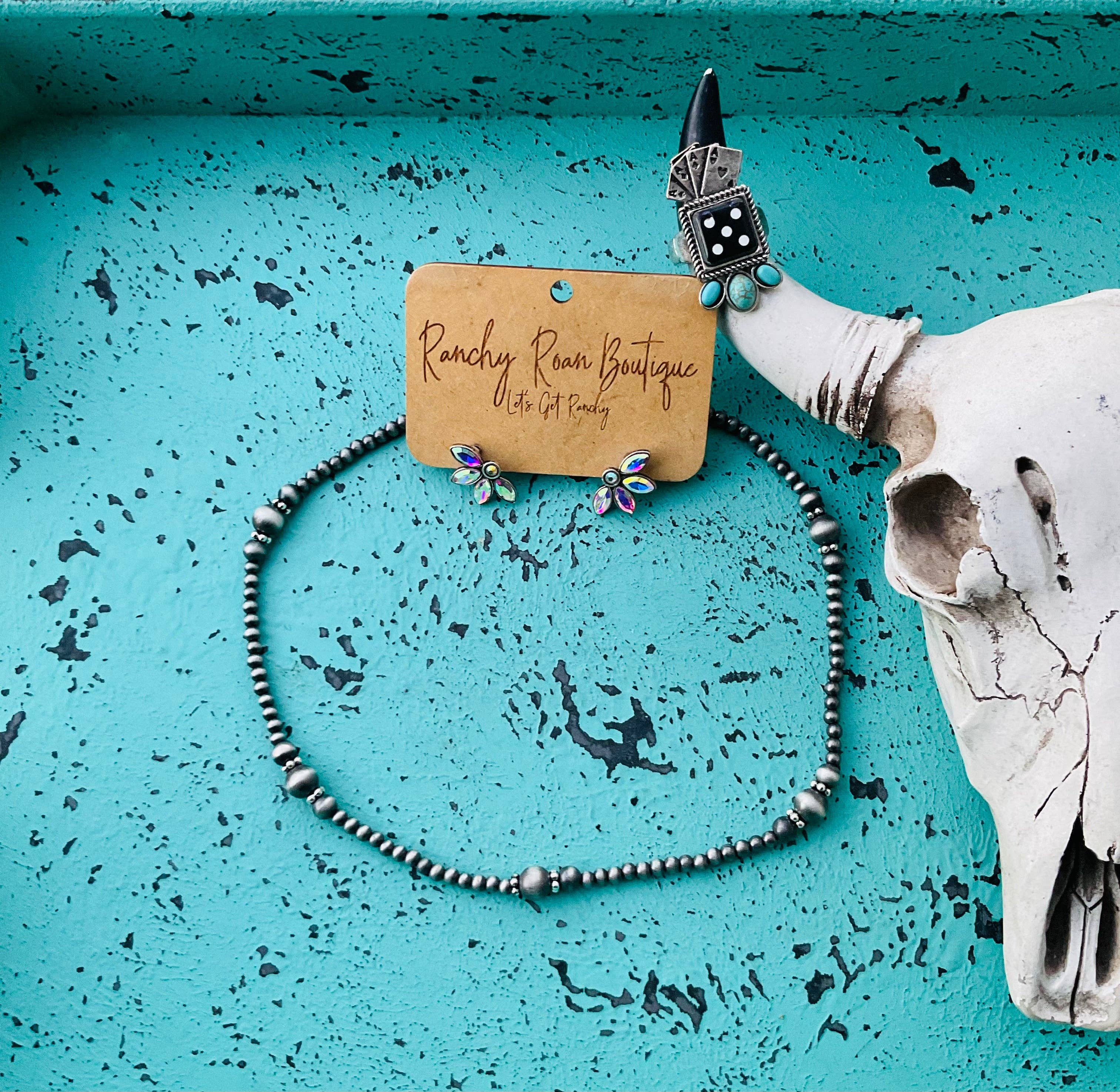 Dusty Mesa Beaded Navajo-Style Necklace