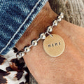 Mixed Metal Mimi Charm Bracelet
