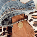 Hand Stamped Coin Bracelet - GRACE